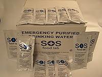 Algopix Similar Product 12 - Emergency Water Pouches Case of 96 for