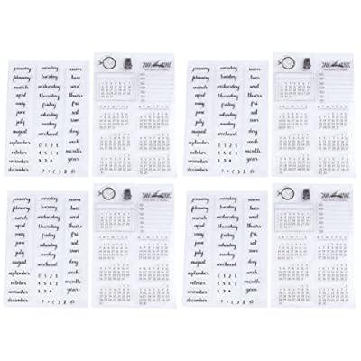 Best Deal for EXCEART 8 pcs Words Seal Stencil Transparent
