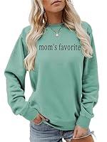 Algopix Similar Product 8 - ECLALIDZ Moms Favorite Sweatshirt Not