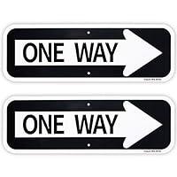 Algopix Similar Product 3 - 2Pack Large One Way with Right Arrow