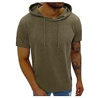 Algopix Similar Product 5 - Mens Short Sleeve SweatshirtSolid