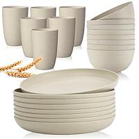 Algopix Similar Product 4 - Wrova wheat straw bowls and plates