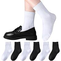 Algopix Similar Product 2 - Boys Crew Socks Seamless Girls School