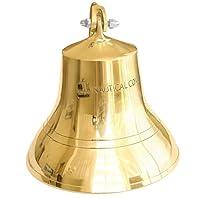 Algopix Similar Product 5 - Nautical Cove Solid Brass Ships Bell 6