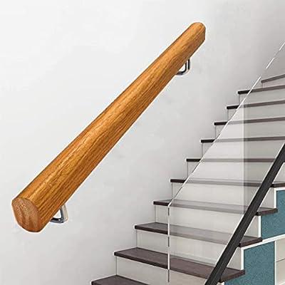 Non Slip Wood Stair Handrails Barrier