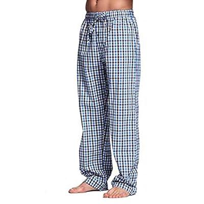 Best Deal for WENKOMG1 Mens Loose Lightweight Pajama Casual Baggy PJ