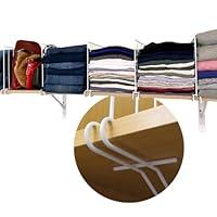 Algopix Similar Product 13 - Evelots Shelf Dividers for Wood Shelf