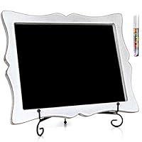 Algopix Similar Product 17 - Tabletop Chalkboard Sign with Easel