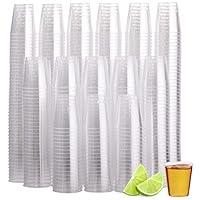 Algopix Similar Product 1 - MATANA 500 Crystal Clear Plastic Shot