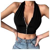 Algopix Similar Product 3 - Crop Tops for Women Sexy Casual Summer