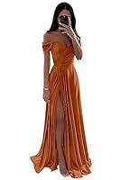 Algopix Similar Product 9 - SOLODISH Burnt Orange Bridesmaid Dress