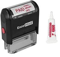 Algopix Similar Product 20 - ExcelMark Paid Self Inking Rubber Stamp