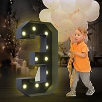 Algopix Similar Product 2 - 4FT Marquee Numbers Marquee Light Up
