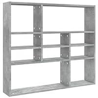 Algopix Similar Product 2 - vidaXL Wall Shelf Concrete Gray