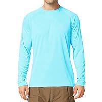 Algopix Similar Product 16 - Mens UPF 50 UV Long Sleeve Shirts