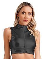 Algopix Similar Product 20 - ACSUSS Womens Shiny Metallic Leather