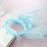 Algopix Similar Product 8 - XKMY Childrens Flower Veil Headdress