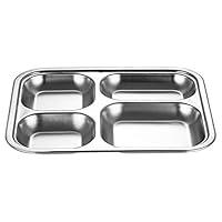 Algopix Similar Product 6 - 1Set Stainless Steel Divided Dinner