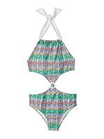 Algopix Similar Product 1 - Azul Little Girls Multi Ripple Effect