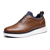Algopix Similar Product 15 - Bruno Marc Mens Dress Sneakers Oxfords
