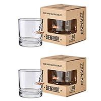 Algopix Similar Product 2 - BenShot Rocks Glass with Real 308