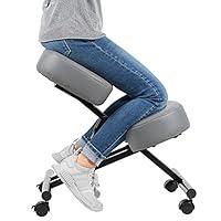 Algopix Similar Product 20 - DRAGONN by VIVO Ergonomic Kneeling