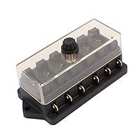 Algopix Similar Product 18 - uxcell 32V 6 Way Lateral Fuse Box