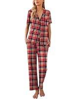 Algopix Similar Product 2 - Ekouaer 2 Piece Pajamas Set Short