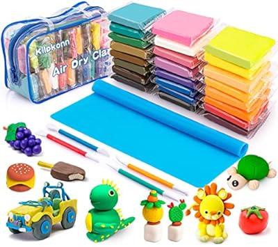 Best Deal for Air Dry Clay for Kids, 24 Colors Ultra Light