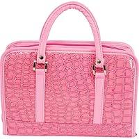 Algopix Similar Product 16 - Pink Faux Leather Bible Cover Purse