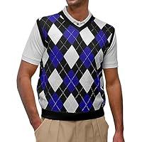 Algopix Similar Product 5 - VNeck Argyle Golf Sweater Vests 