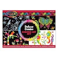 Algopix Similar Product 14 - Melissa Doug Deluxe Combo Scratch Art