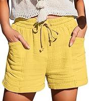 Algopix Similar Product 14 - Women Shorts Cotton and Linen Shorts