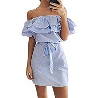 Algopix Similar Product 3 - Womens Off Shoulder Floral Mini Dress