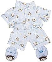 Algopix Similar Product 19 - Blue Monkey Pajamas wSlippers Teddy