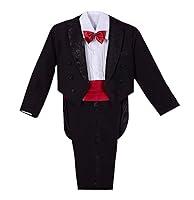 Algopix Similar Product 12 - Dressy Daisy Baby Boy Tuxedo Black Suit