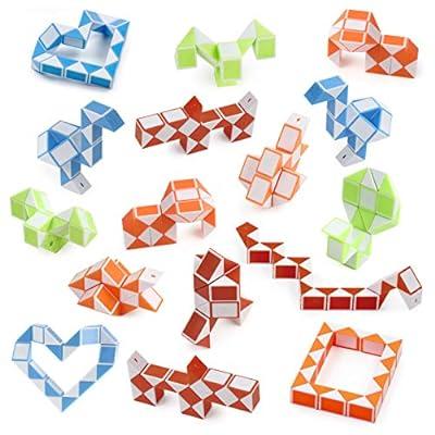 Best Deal for THE TWIDDLERS 24 Magic Snake Speed Cube Puzzle Toys