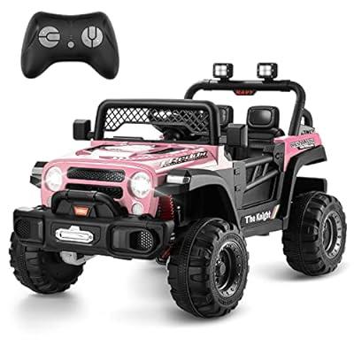 Best Deal for TEOAYEAH 4WD Electric Car for Kids, 12V 7Ah Battery Powered