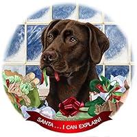 Algopix Similar Product 19 - Chocolate Labrador Lab Dog Porcelain