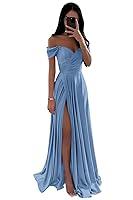 Algopix Similar Product 13 - SOLODISH Dusty Blue Bridesmaid Dresses