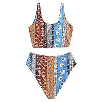Algopix Similar Product 11 - Gwewei4df Women Sexy High Waist Bikini
