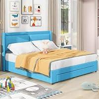 Algopix Similar Product 4 - SOFTSEA Lift Up Queen Size Storage Bed