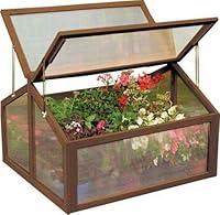 Algopix Similar Product 12 - Double Box Garden Wooden Greenhouse