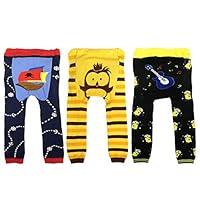 Algopix Similar Product 14 - Dabuyu Baby Leggings Set of 3
