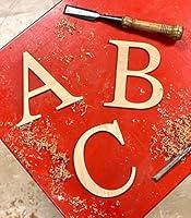 Algopix Similar Product 11 - 6 Wooden Letters 6 inches tall wood