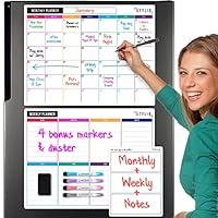 Algopix Similar Product 3 - STYLIO Dry Erase Calendar Whiteboard