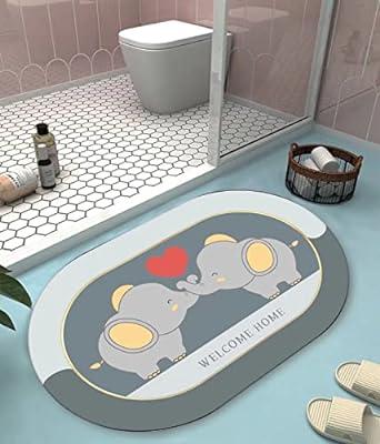  The Original Gorilla Grip Patented Shower and Bathtub Mat,  35x16, Long Floor Mats with Suction Cups and Drainage Holes, Machine  Washable and Soft on Feet, Bathroom and Spa Accessories, Clear 