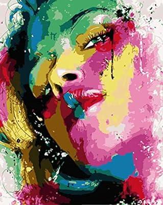 Best Deal for Paint-by-Number Kits for Adults - Sexy Colorful Lady 
