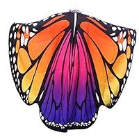 Algopix Similar Product 1 - Adorainbow Butterfly Cloak Shawl Wing