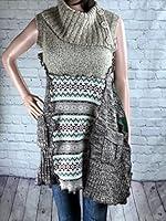 Algopix Similar Product 20 - Upcycled Cowl Neck Sweater Tunic